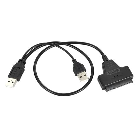 USB2.0 to SATA 22Pin Cable Adapter for 2.5" SATA HDD Hard Disk Drive Solid State Drive-in HDD ...