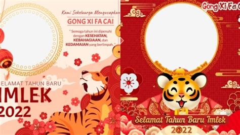 30 Link Twibbon Selamat Tahun Baru Imlek 2022 Gong Xi Fa Cai Rancah