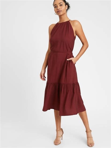 Banana Republic Halter Midi Dress Best Midi Dresses From Banana Republic 2021 Guide