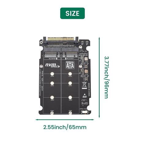 M Ssd Zu U Adapter In M Nvme Und Sata Bus Ngff Ssd Zu Pci E U