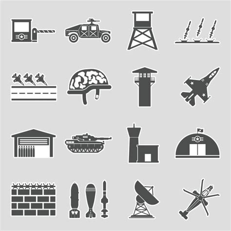 defence command centre icon royalty  images stock