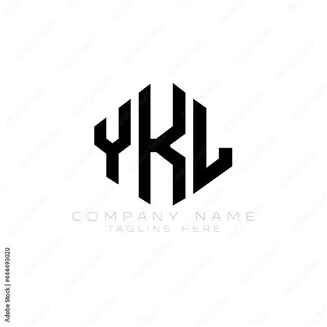 Ykl Letter Logo Design With Polygon Shape Ykl Polygon Logo Monogram