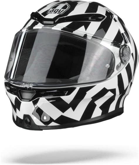 Casque Int Gral Agv K Max Vision Secret Black White Casque De Moto