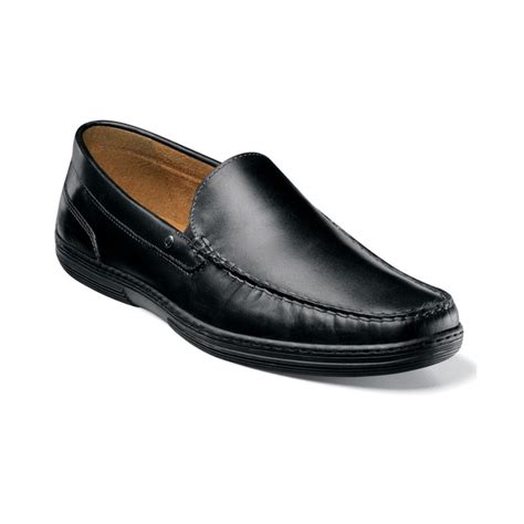 Florsheim Lounge Venetion Slip On Loafers In Black For Men Black