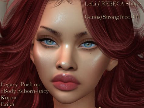 Lelirebeca Shapegenus Head Strong Face T001 Moca Flickr