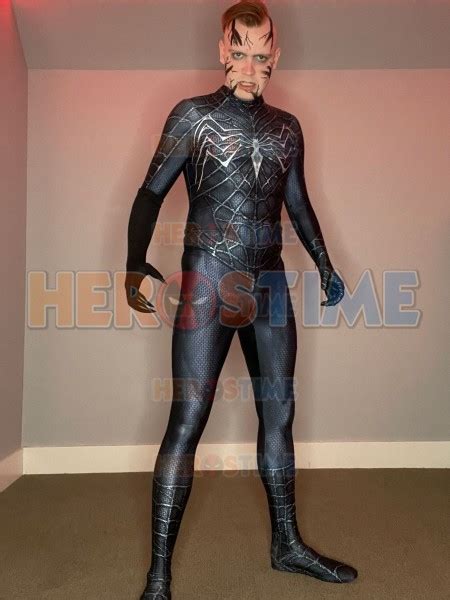 Spider 3 Venom Black Cosplay Costume