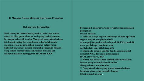 Materi Penegakan Hukum Di Indonesia Pptx