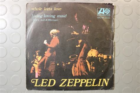 Led Zeppelin Whole Lotta Love Living Loving Maid 7 1969 Atlantic Ak 3412 3 1899 Picclick Au