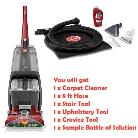 Hoover Carpet Cleaner Professional Turbo Scrub Portable Rug Upholstery ...