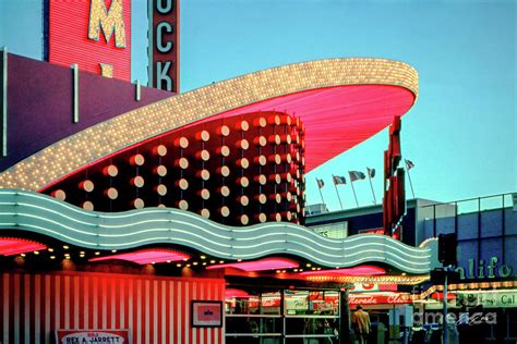 The Mint Casino Main Entrance Side View at Dusk Photograph by Aloha Art ...