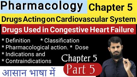 Drugs Used In Congestive Heart Failure Pharmacology Drugs Used