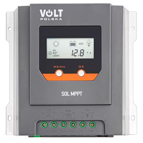 Regulator Solarny Sol Mppt A V V Lcd Bluetooth Volt