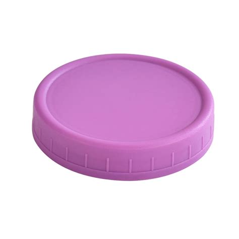 TrendTide Colored Plastic Mason Jar Lids Wide Mouth & Regular Mouth Mason Lids Food Storage Caps ...