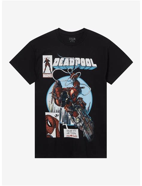 Marvel Deadpool Amazing Spider Man Homage Comic Cover T Shirt Hot Topic