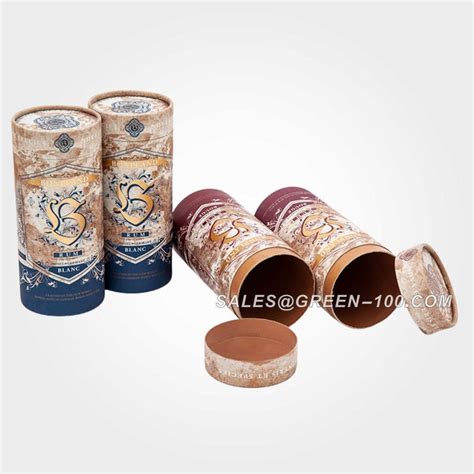 Cardboard Wine Tube Packaging Box Tube Packaging