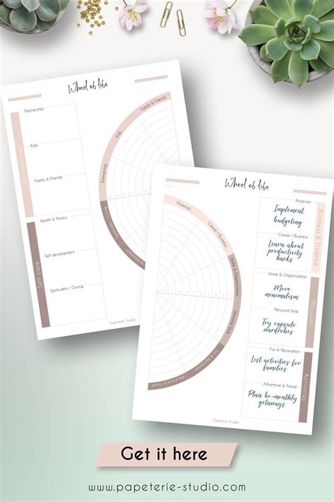 GOAL PLANNER Printable Goal Planner Bundle Daily Weekly Etsy De