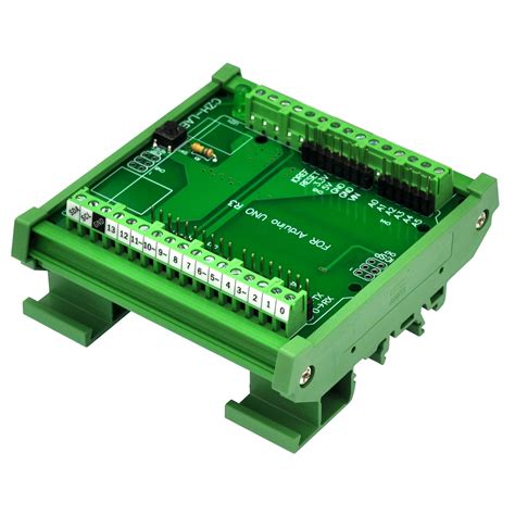 Din Rail Mount Pinout Breakout Terminal Block Module For Off