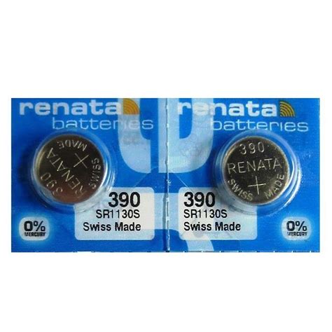 Renata 390 Silver Oxide 1 55v Watch Battery Sr1130Sw Shopee Philippines