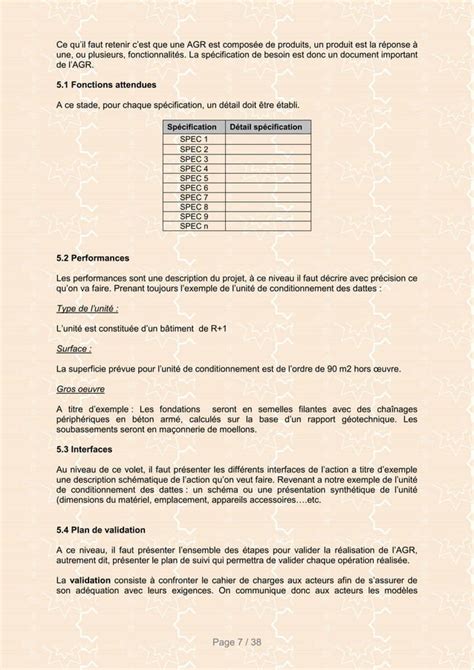 Les activités génératrices de revenus PDF