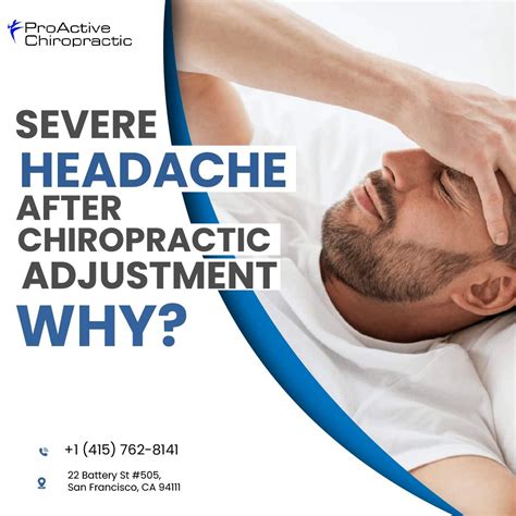 Headaches After Chiropractor Session Proactive Chiropractic