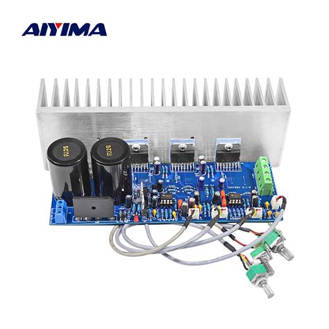 Aiyima Amplificateur De Caisson De Basses Haut Parleur Hifi