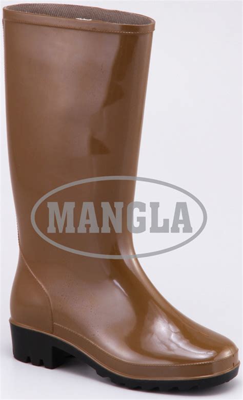 Mangla Mercury Brown Pvc Gumboot At Rs In Bahadurgarh Id