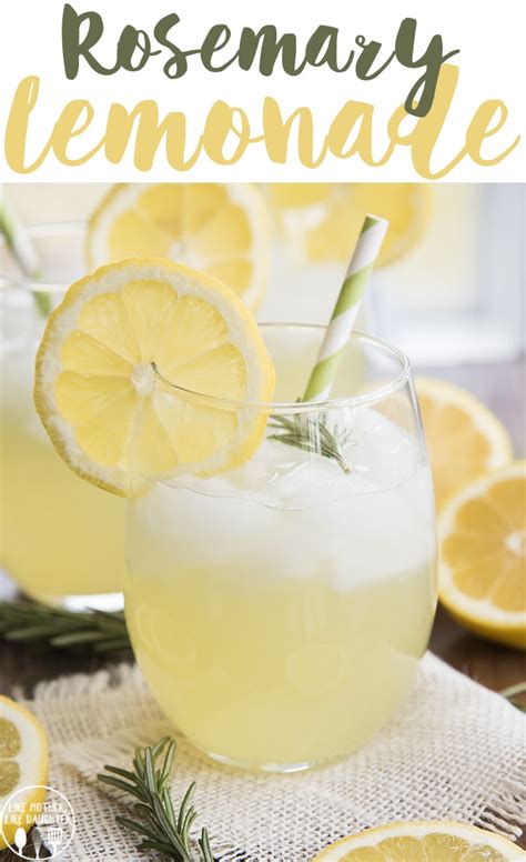 Rosemary Lemonade – Like Mother, Like Daughter