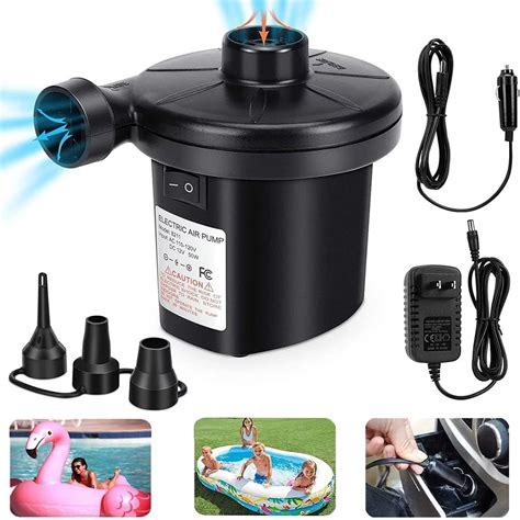 Electric Air Pump Air Mattress Portable Pump For Inflatables Couch Pool Floats Blow Up Pool