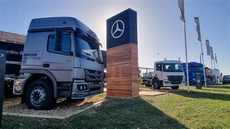 Expoagro 2024 Mercedes Benz está presente con el Atego Actros y Arocs