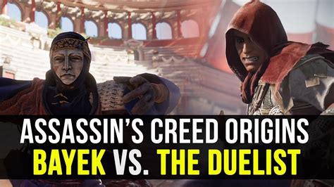 Assassins Creed Origins Cyrene Arena Elite Event Bayek Vs The Duelist Youtube