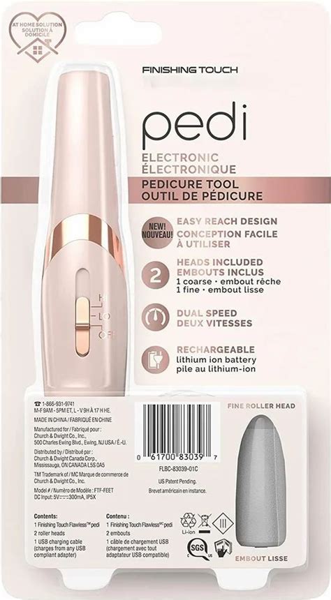 Battery Operated Flawless Pedi Electronic Pedicure Tool Dropship