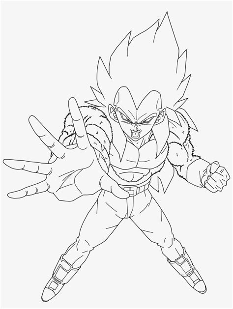 Super Vegeta Blue Lineart By Brusselthesaiyan On Deviantart Dragon