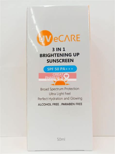 Uvecare In Brightening Up Sunscreen Ml Lazada