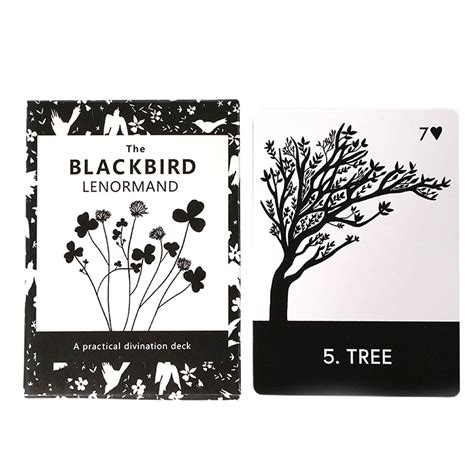 The Blackbird Lenormand Tarot Cards English Version 36 Oracle Cards