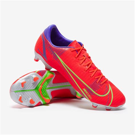 Nike Mercurial Vapor Xiv Academy Fg Mg Blutrot Metallic Silber