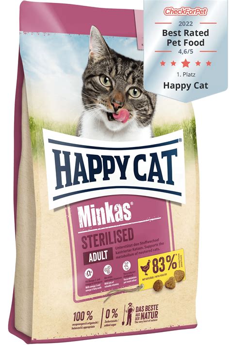 Croquettes Chat Happy Cat Minkas Sterilised Volaille 1 5 KG Tunisie