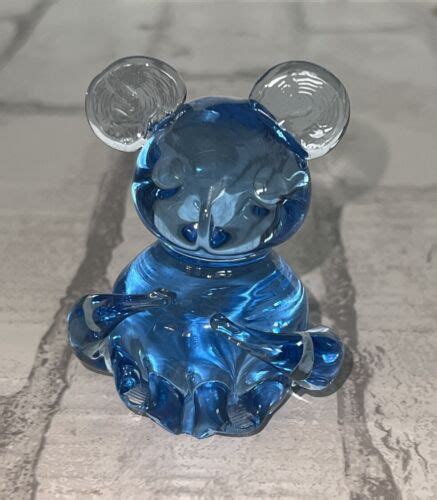 United States Commemorative Fine Art Gallery Blue Glass Koala Bear