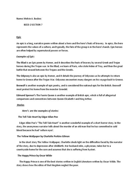 Activity Sheet Pdf Trojan War Epic Poetry