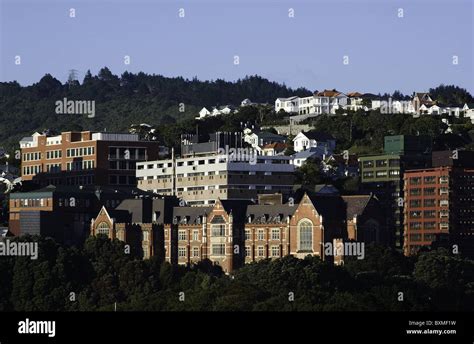 Kelburn campus of Victoria University of Wellington,New Zealand Stock ...