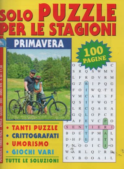 Solo Puzzle Per Le Stagioni Primavera N 64 Trimestrale Aprile