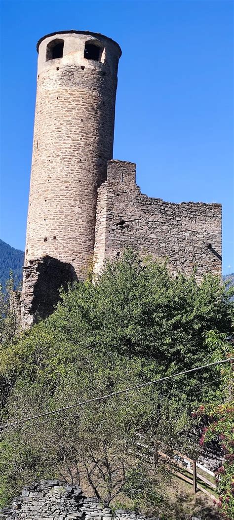 Châtelard Castle A Medieval Fortress In Italys Aosta Valley Ancient