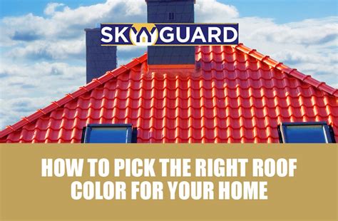 How To Pick The Right Roof Color For Your Home SKYYGUARD