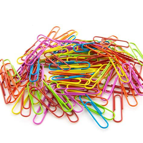 Paper Clip 50mm Jumbo Color 100 Pack Bazic Products Bazic Products