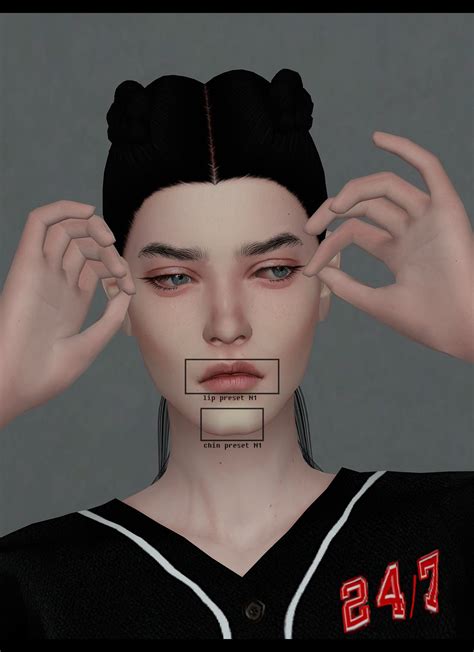 Lips And Chin Presets 1Dw ChinDw LipsThanks Sims3melancholic