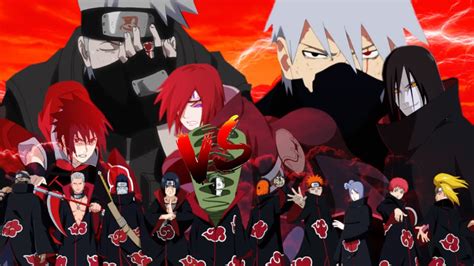 HATAKE KAKASHI CONTRE LES MEMBRES DE L AKATSUKI YouTube