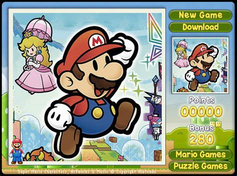 Best Games Ever - Super Mario Puzzle - Play Free Online