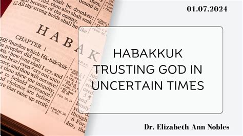 Habakuk Trusting God YouTube