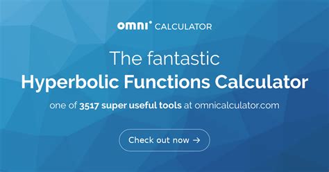 Hyperbolic Functions Calculator