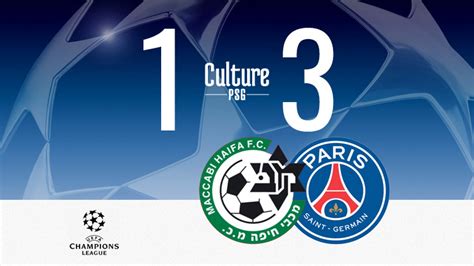 Match Maccabi Ha Fa Psg Le R Sum Vid O Culturepsg