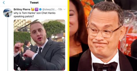 A Video Of Tom Hanks's Son At The Golden Globes Is Going Viral And ...